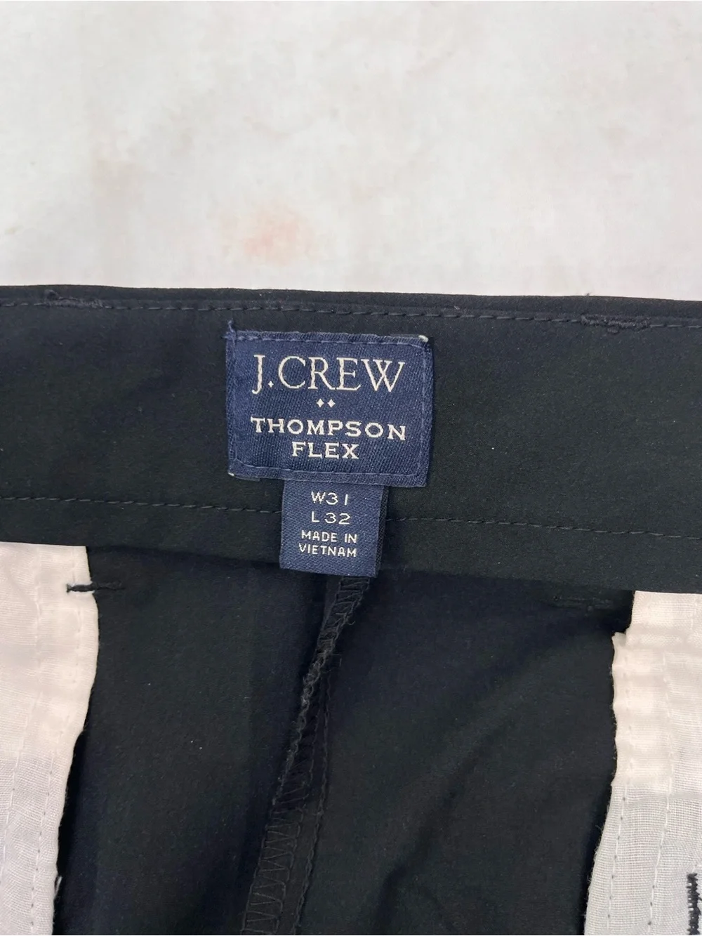 J. Crew Black Men’s Tapered Dress Pants